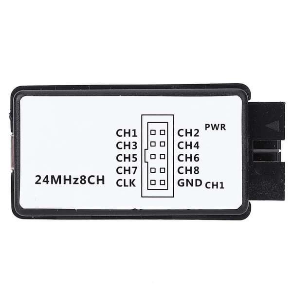 Mini USB Logikanalysator 8CH 24MHz Digital Testare, Bärbar Fickstorlek Kit