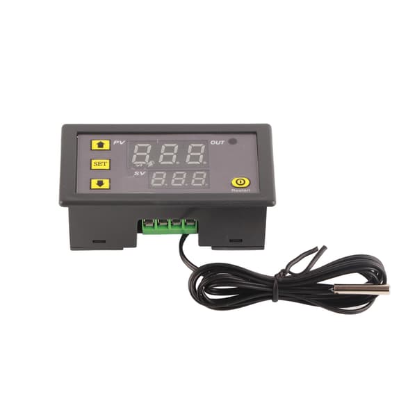 W3230 LED Digital Termostat Controller 12V DC Temp Switch Sensor Måler