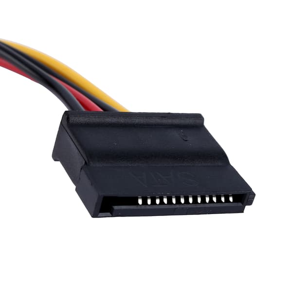 Ny 1 stk. 4-bens IDE til 15-bens Serial ATA SATA harddisk strømadapterkabel