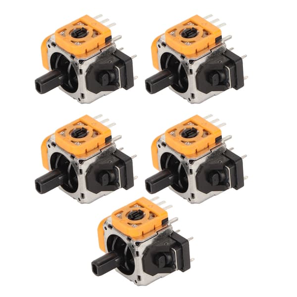 5 stk. analoge 3D-joysticks til PS5-controller 3D analog joystick-udskiftningsdel reparationssæt