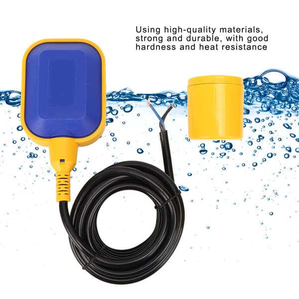 BERM FQ2 Vandstandssensor Flydekontakt, 5M Kabel, Automatisk Pumpestyring