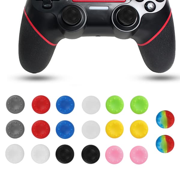 20 st handkontrolltillbehör Joystick Antisladdskydd för PS2/PS3/XBox One/360