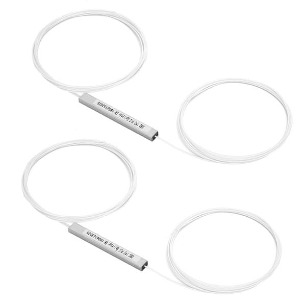 2 st PLC-splitter bar fiber utan kontakt Enkelläge Strömhantering Datorkringutrustning (1 x 2)