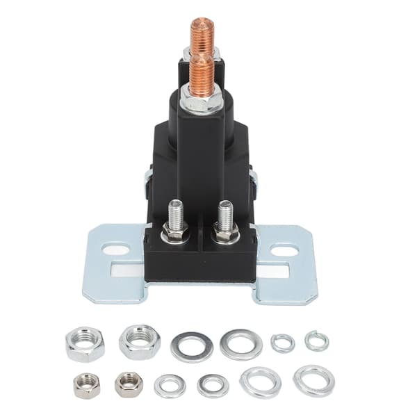 Startrelæ 150A Kraftig Solenoid, Messingspole ABS-kabinet, 24V Auto Plæneklipper Traktor Erstatning