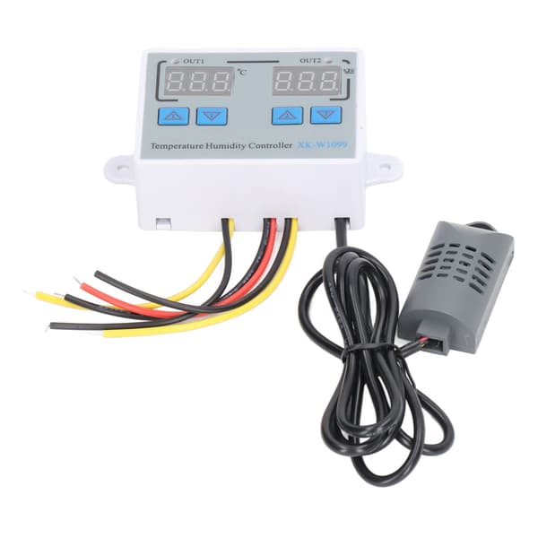 Termostat Digital Temperaturregulator 12V 220W Smart Fugtighedssensorafbryder