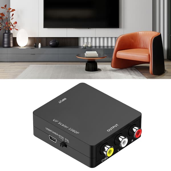 HD Multimedia Interface til AV-konverter 1080P Plug and Play RCA lydvideoadapter til PS5 Set-top-boks HDTV
