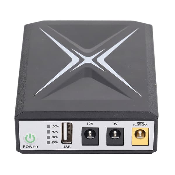 Mini UPS Batteribackup 10400mAh Avbrottsfri Strömförsörjning för Säkerhetskamera Router WiFi