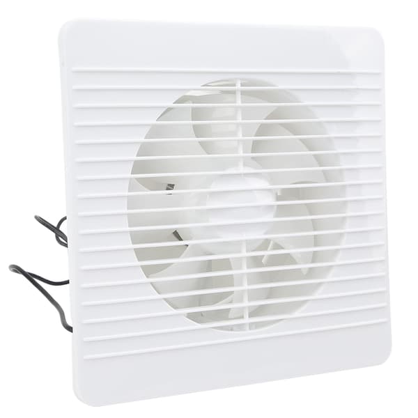 Soldrevet ventilator opretholder luftcirkulation 6 vinger 15W solpanel udsugningsventilator til hønsehuse drivhuse 8 tommer