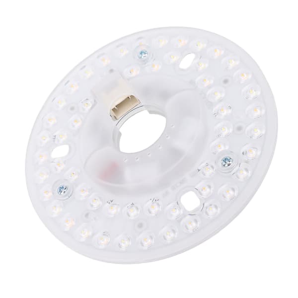 4,9 tommer LED-lysmotor eftermontering magnetisk loftventilator LED-lyserstatning 3 farver energibesparende rund