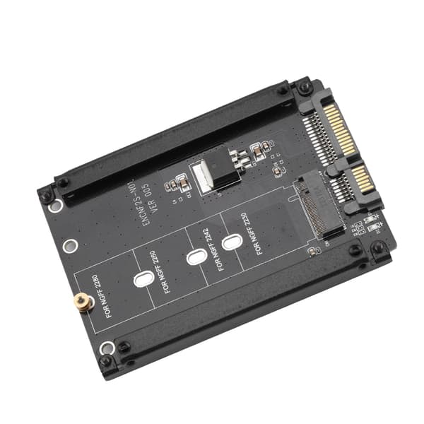 Tehokas 22-nastainen M.2 NGFF–SATA-sovitin, Plug and Play M.2–SATA B Key