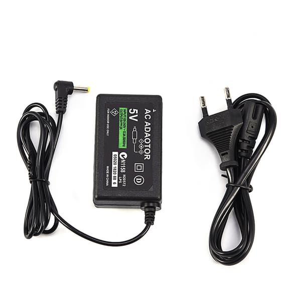 Vægoplader AC-adapter strømforsyningskabel til PSP 1000/2000/3000 EU-stik
