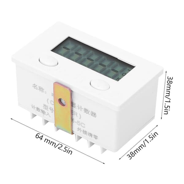 BERM Magnetisk Induktionsräknare Metallsensor 5 Siffror LCD Digital Display 0-99999 BEM-5c12φ