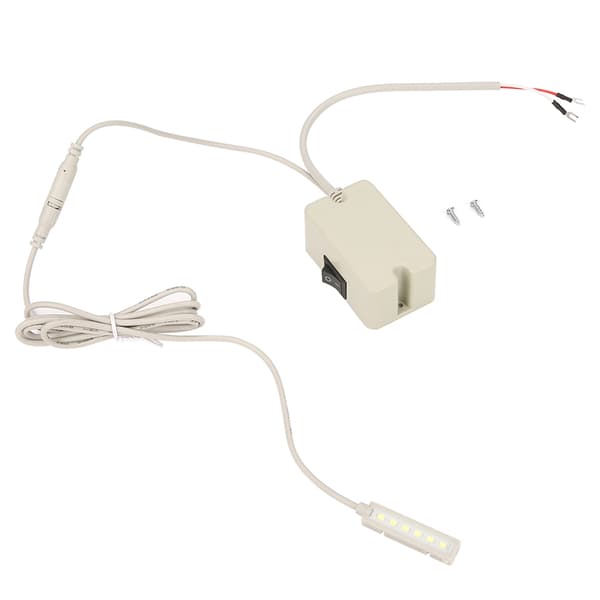 LED-arbejdslys til symaskine, 0,5W magnetisk base, fleksibel hals bordlampe