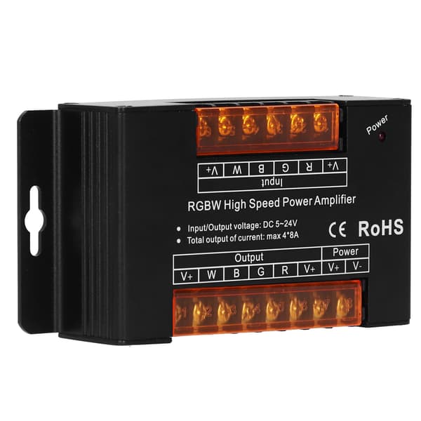 RGB Signal Repeater til LED Strip Controller DC5V-24V 0,1-100% Hjemmebelysning
