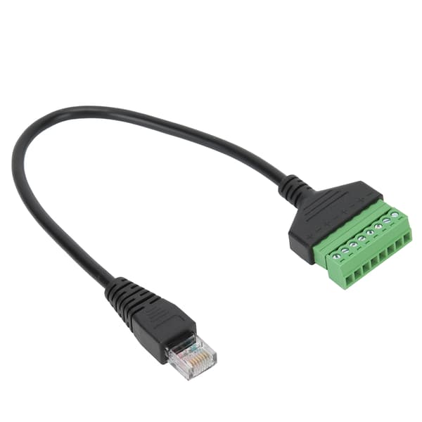 PVC RJ45 hanstik til grøn ingen svejseterminal kort linjekabeladaptertilbehør