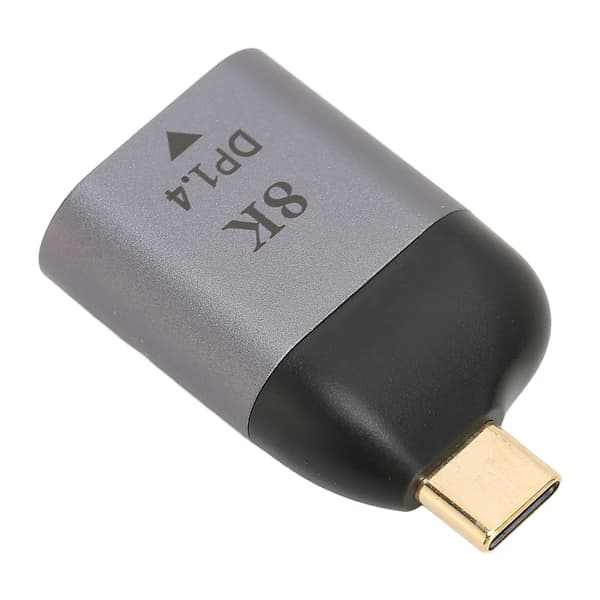 USB C til Display Port Adapter 8K 60Hz Høj Opløsning Kompakt Bærbar USB C til DP Adapter til Windows PC