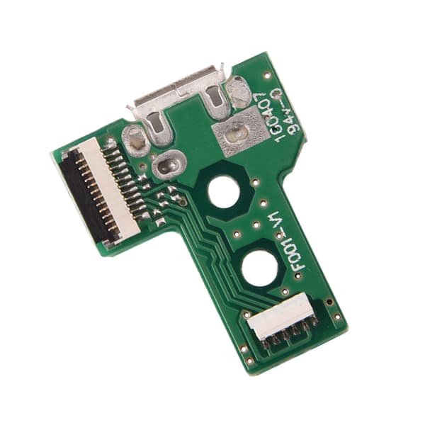 Udskiftning USB-opladningsport-stikplade til Sony Playstation 4 PS4-spilcontroller