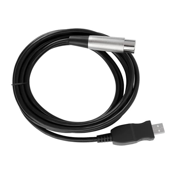Mikrofon Mic Link Kabeladapter USB till XLR Mikrofon Link Kabel Sladd 3 Meter