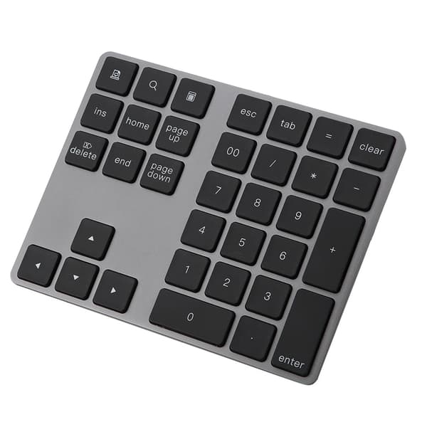 Musta 34 näppäimen mini-numeronäppäimistö langaton Bluetooth-numeronäppäimistö Apple PC:lle