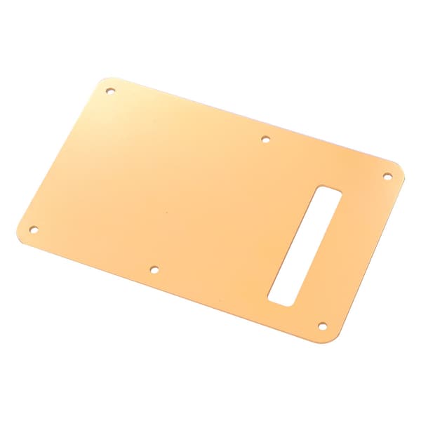 Pickguard Tremolo Cavity Cover Bagplade til ST Style Elguitar (Guld)