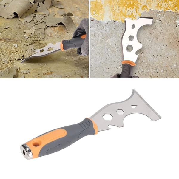Multifunktionel Spartelkniv 16 i 1 Rustfrit Stål Klinge Malingsfjerner Skraberværktøj