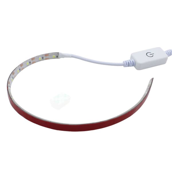 5V 6500K 12in LED Strip Light Kit US-stik 110-240V