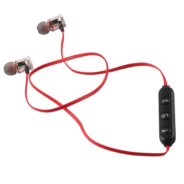 Magnet Trådløs Bluetooth Sportsøretelefon Headset Hovedtelefon til iPhone Android Guld
