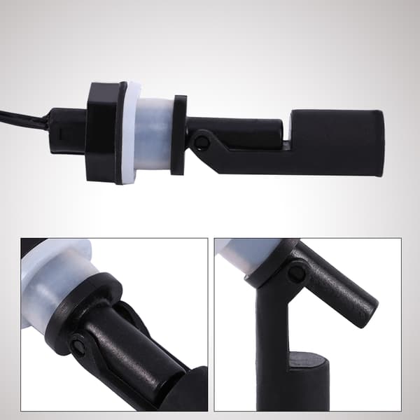 Vandstandssensor Horisontal PP Flydekontakt 400mm Sidemontering 10W til Akvarium