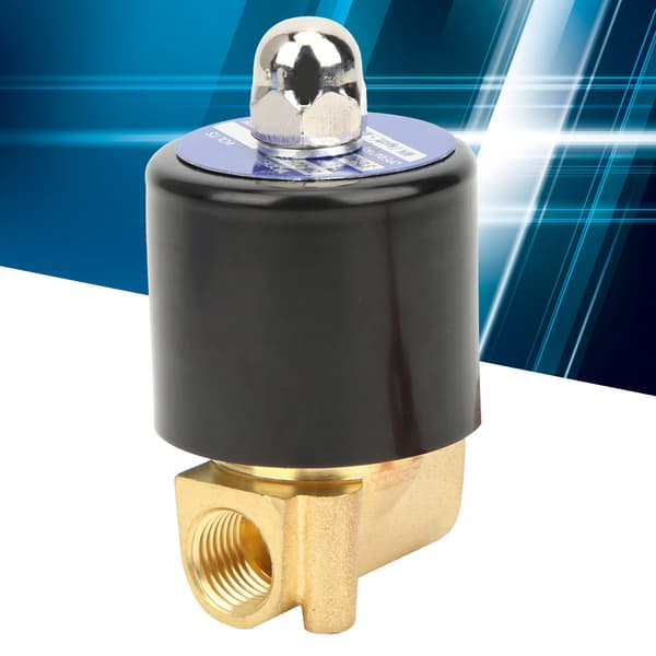 G1/4\" Mässing Magnetventil NC Direktverkande 2W-025-08 220V AC Vatten Luft