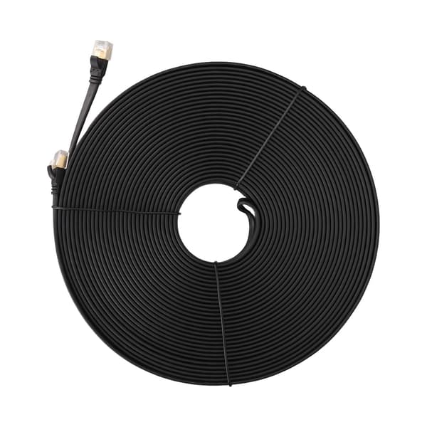 Cat8 Ethernet-kabel 40 Gbps transmissionshastighed 2000 Mhz højhastigheds internetkabel til pc-router til PS5 til PS3 30m
