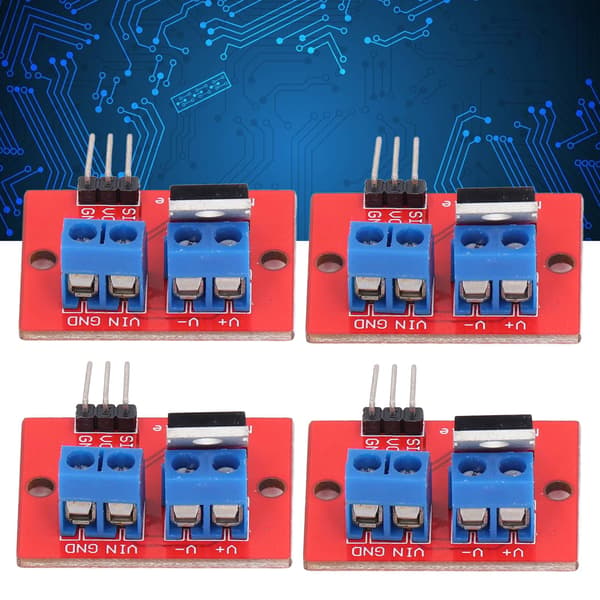 4st MOS Driver Module Board Set 0-24V för Raspberry Pi GPIO Tillbehörssats
