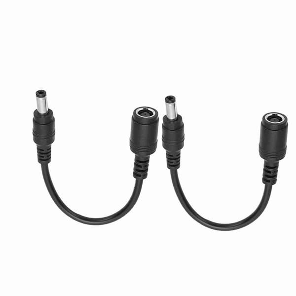 2 stk. DC-strømopladeradapterkonverter 7,4x5,0 mm hun til 5,5x2,5 mm han til HP bærbar computer