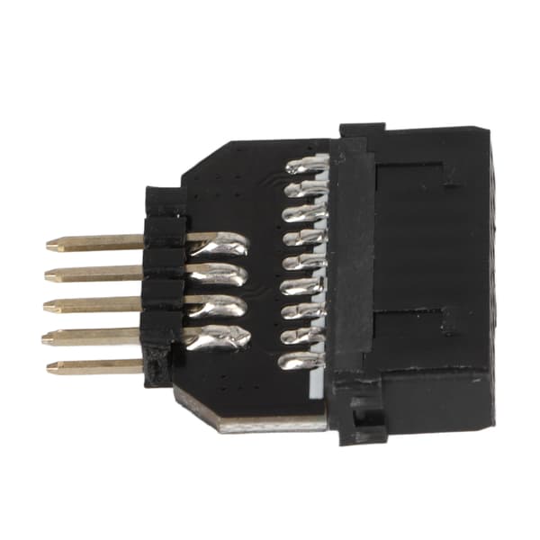 USB Moderkortssplitter Moderkort Usb2.0 9-stift till Usb3.0 19-stift Frontpanel Plug-in Hona Plug Omvandlingsadapter