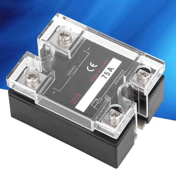 Solid State Spændingsregulator Enfaset SSVR 75A 470-560KΩ 220VAC 50/60Hz