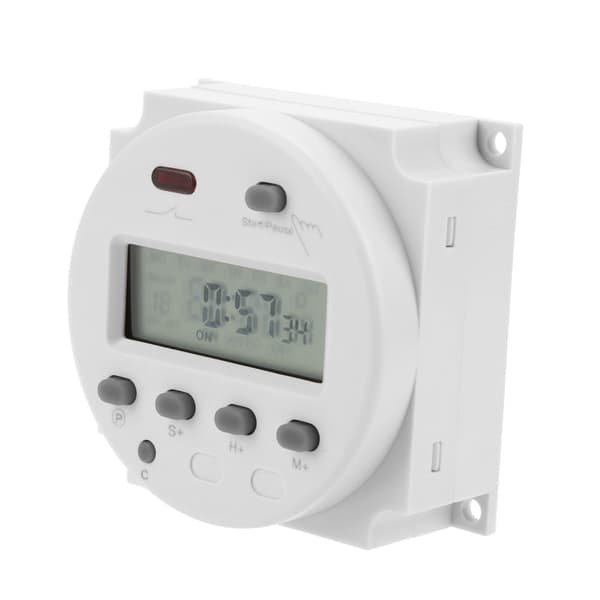 CN102A Digital LCD Elektronisk Timer Cyklus Nedtælling Tidsstyringsafbryder (220V)