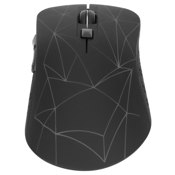 Trådløs mus genopladelig Dual Mode Design USB-mus 7 farver åndedrætslys computertilbehør