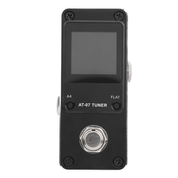 Elgitarrpedaltuner Bas 430‑450Hz True Bypass-omkopplare Aluminiumlegering AT‑07