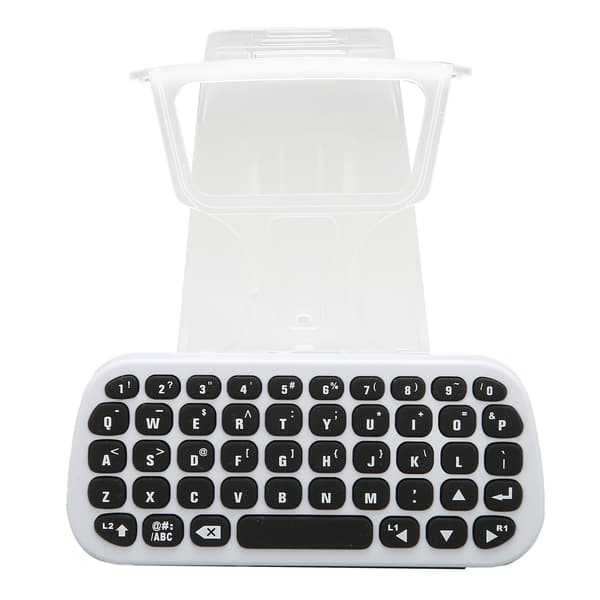 Controller Tastatur Professionel Chat Stemme Trådløs Bluetooth Controller Tastatur med Clip Holder til PS5 Controller