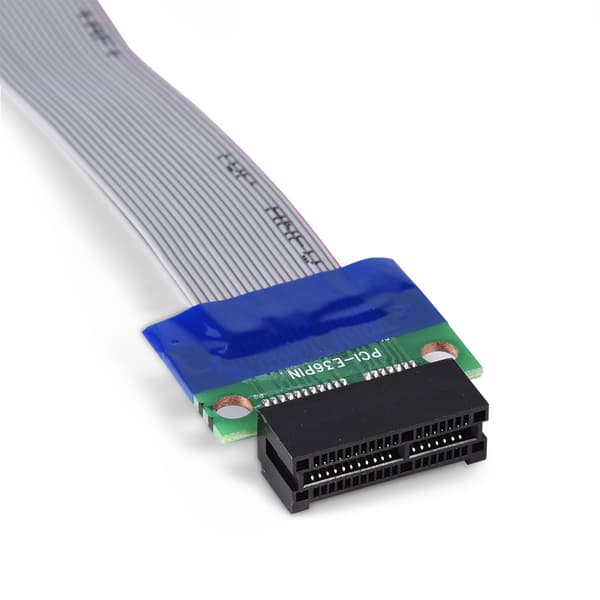 PCI-E Professionel 1X til 1X Han til Hun VGA Grafikkort Forlængerbåndkabel