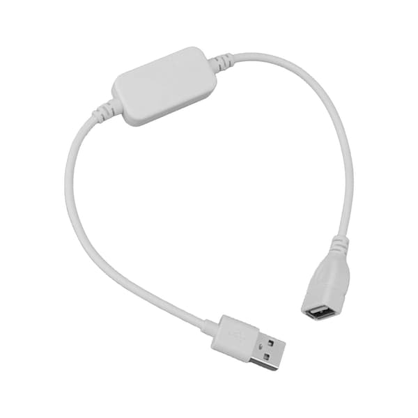 Bluetooth USB-lysdæmper IP44 Smart enkeltfarvet lysbåndscontroller-lysdæmper trådløs 433HZ-controller-lysdæmper hvid
