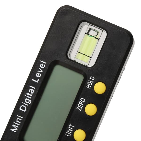 360 graders mini digital vinkelmåler inklinometer magnetisk bund (100 mm)