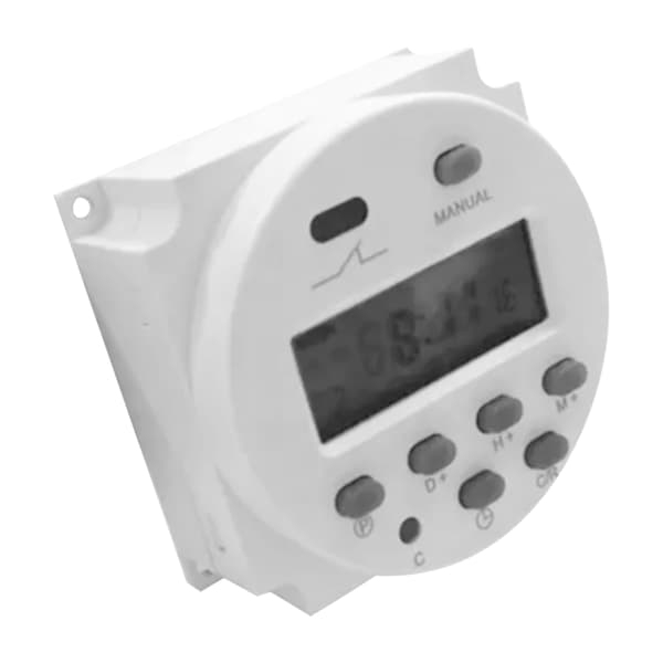 Digital Timer Mikrocomputer Tidsstyringskontakt LCD-skærm CN101A DC12V 4 Kabler