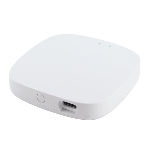 Intelligent hemkontroll för Tuya Zigbee USB-driven trådlös gateway APP fjärrkontroll Vit