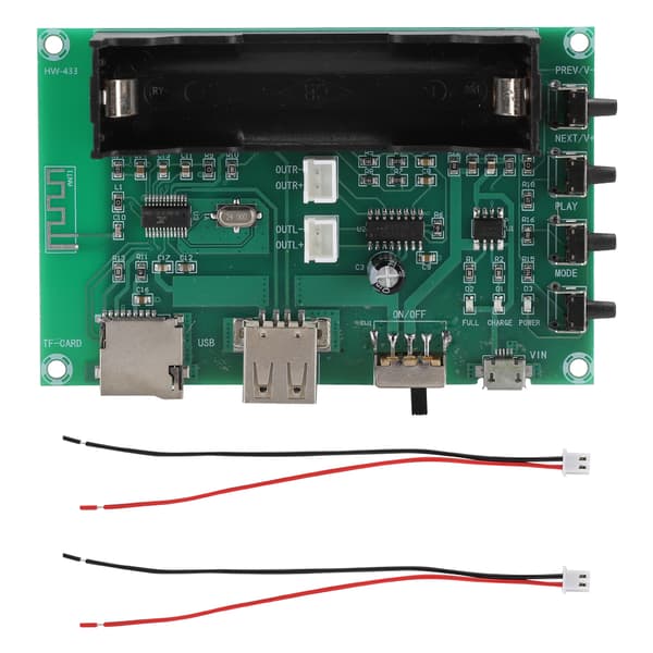 HW-433 Dobbelt 5W Digital Bluetooth Dobbeltkanals Audio Stereo Effektforstærkerkort