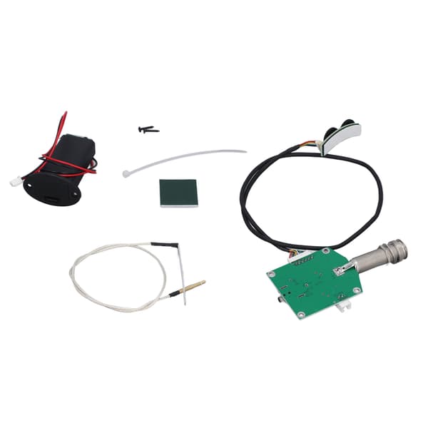 Gitarr Piezo Pickup Kit Inbyggt Förförstärkarsystem Akustisk Gitarr Pickup med Volym- och Tonkontrollratt