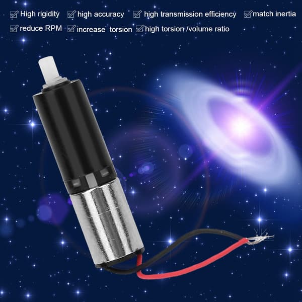 6 mm præcision Mini Mikro Planetarisk Reduktionsgear Motor DC3V Motor Fire Trin