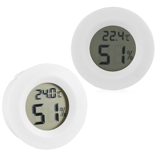 Digital LCD krybdyrtermometer og hygrometer, kæledyrstemperatur- og fugtighedsmåler
