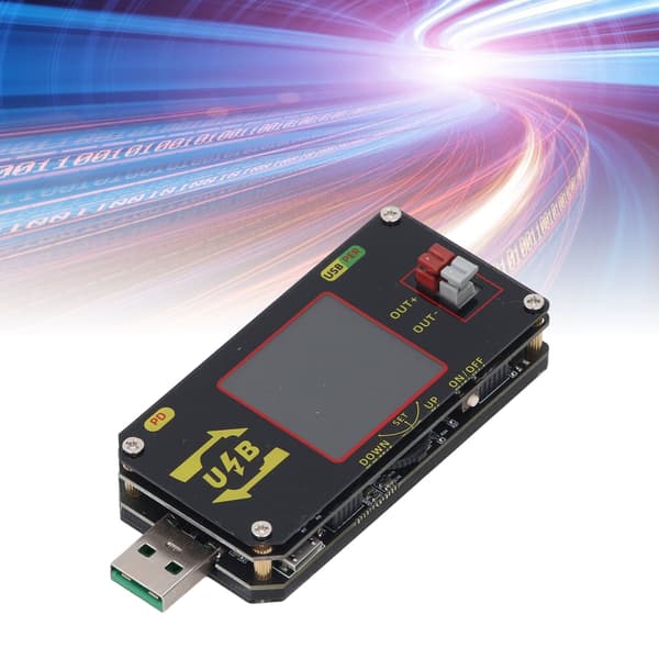 USB3.0 Tester, 1.44\" LCD Display Spænding & Strømmåler, Hurtig Opladningskapacitetsanalysator