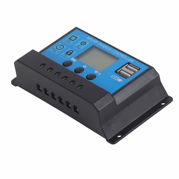 20A 12V/24V 2-vejs MOS Solar Charge Controller PWM 3-trins batteriregulator til solpanel