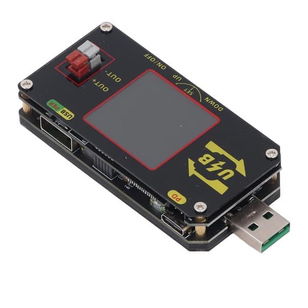 USB3.0 Tester, 1.44\" LCD Display Spænding & Strømmåler, Hurtig Opladningskapacitetsanalysator